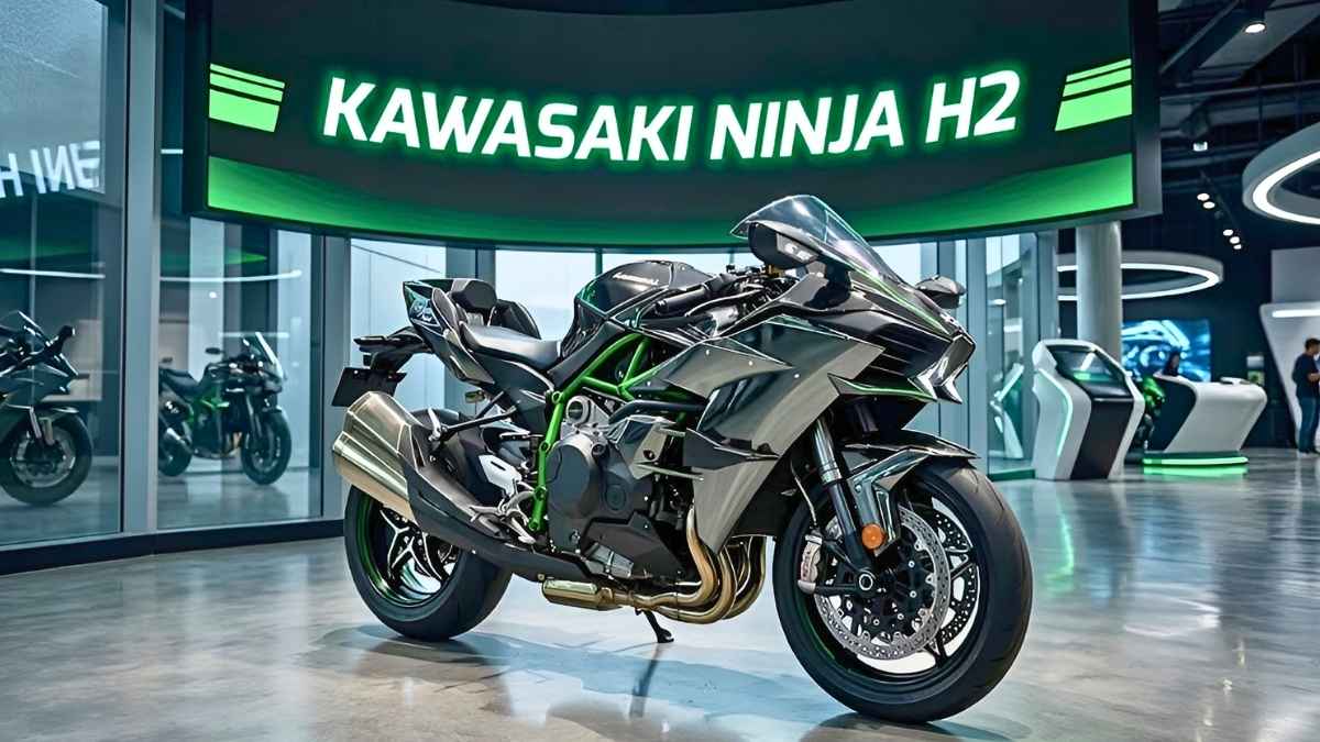 Kawasaki Ninja H2 2026 superbike hiperdeportiva con potencia sobrealimentada y diseño futurista